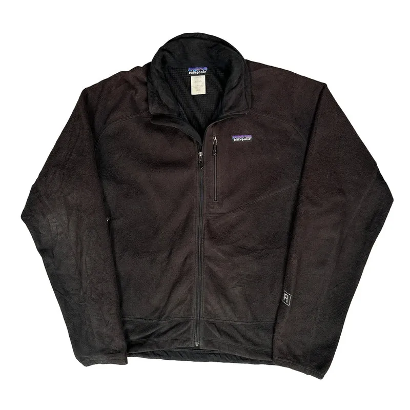 Patagonia Fleece Jacket - Large Black Polyester