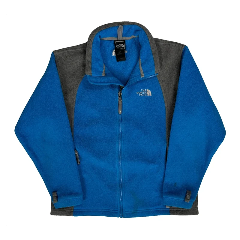 The North Face Fleece Jacket - Medium Blue Polyester
