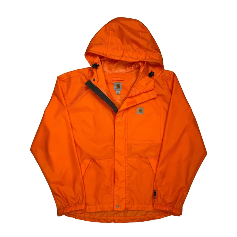 Carhartt Waterproof Jacket - Large Orange Polyester