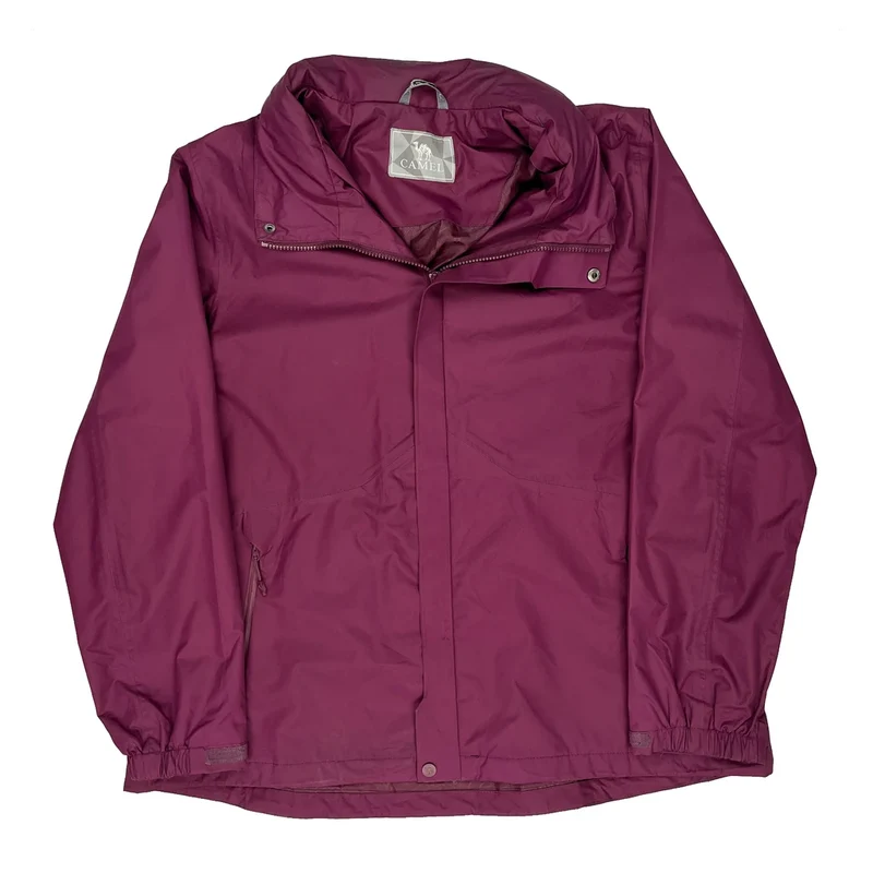 Camel Waterproof Jacket - XL Purple Polyester