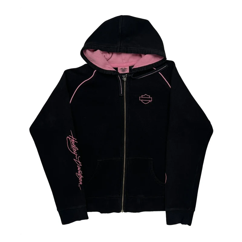 Harley Davidson Hoodie - XL Black Cotton