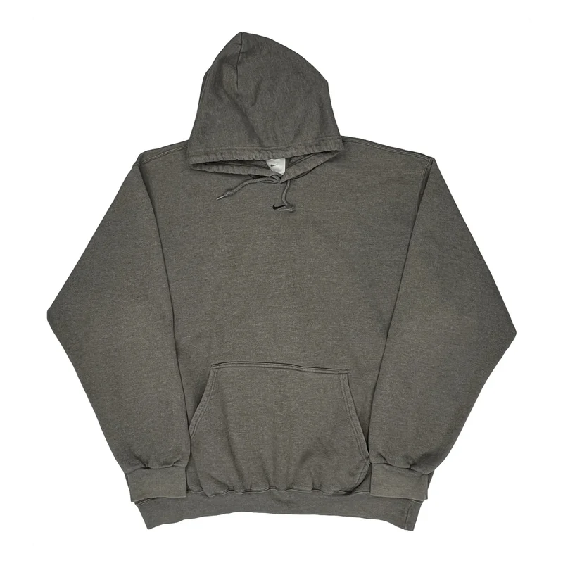 Nike Hoodie - 2XL Grey Cotton