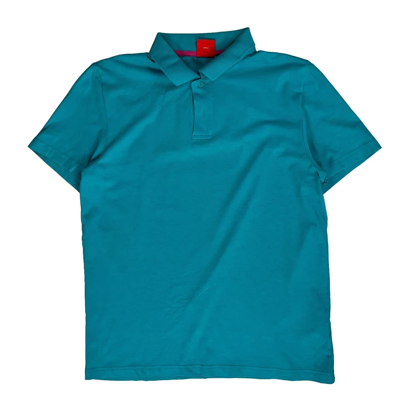 Puma Polo Shirt - Medium Blue Cotton
