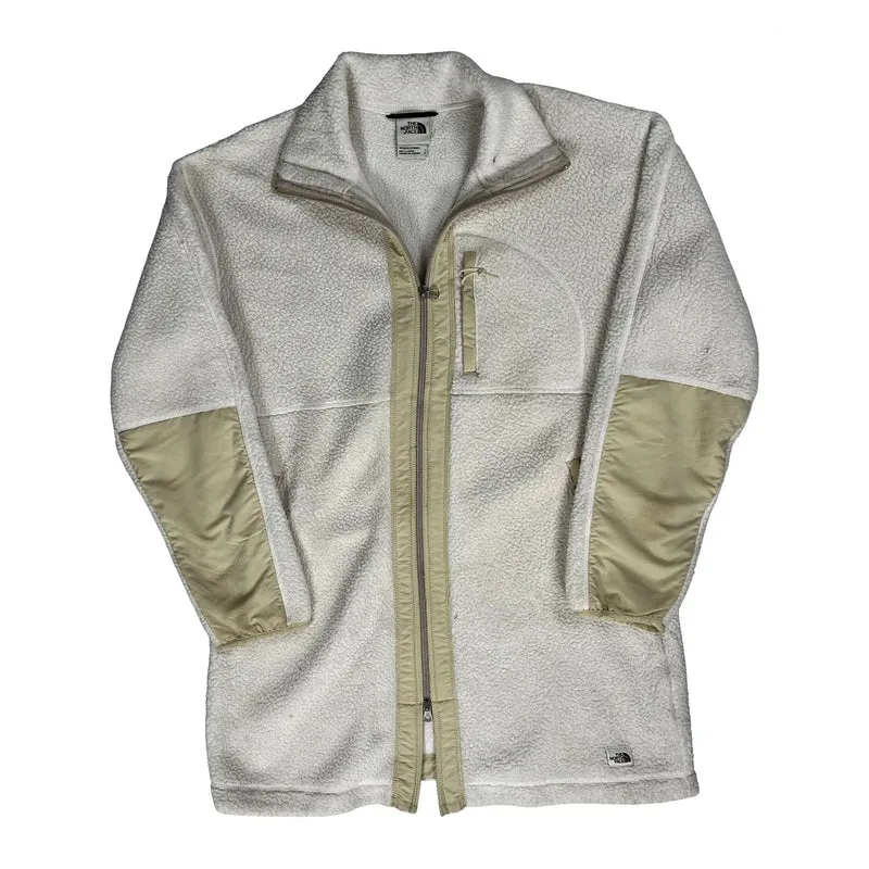 The North Face Fleece Jacket - Small Cream Polyester