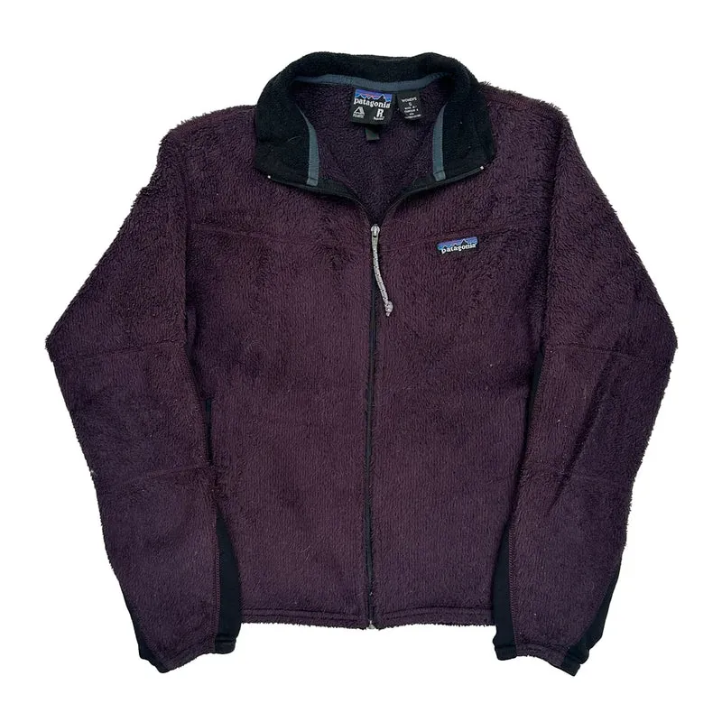 Made In USA Patagonia Fleece Jacket - Small Purple Polyester