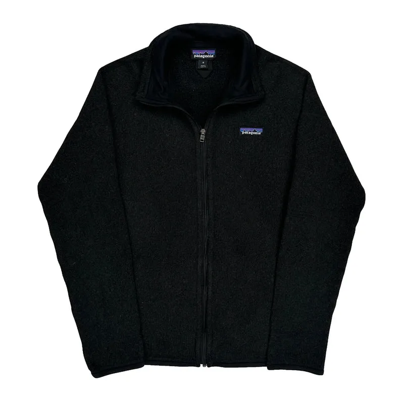 Patagonia Fleece Jacket - Medium Black Polyester