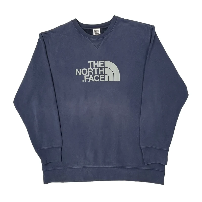 The North Face Sweatshirt - XL Blue Cotton