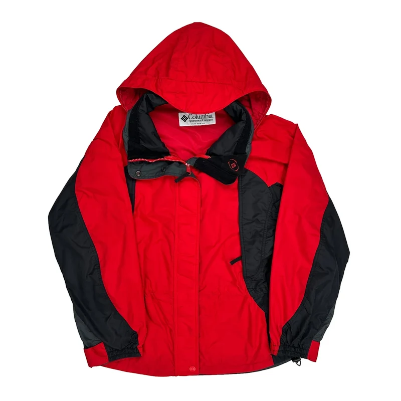 Columbia Ski Jacket - Large Red Polyester