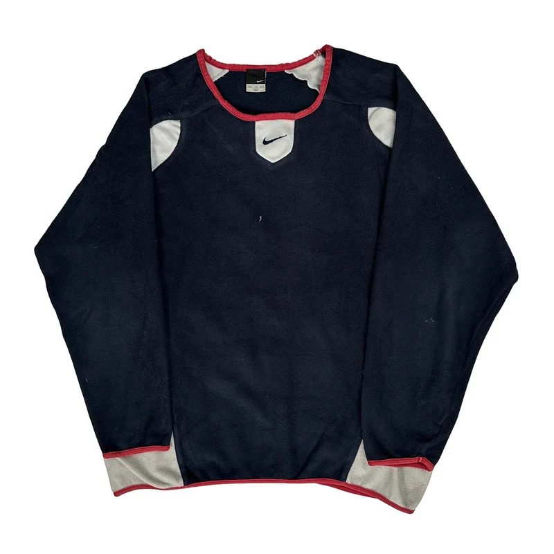 Nike Contrast Stitch Fleece - 2XL Navy Polyester