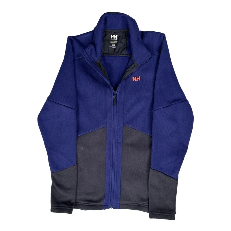 Helly Hansen Fleece Jacket - Large Blue Polyester