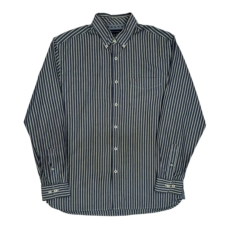 Tommy Hilfiger Shirt - Medium Blue Cotton