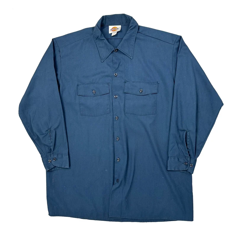 Dickies Shirt - XL Blue Cotton