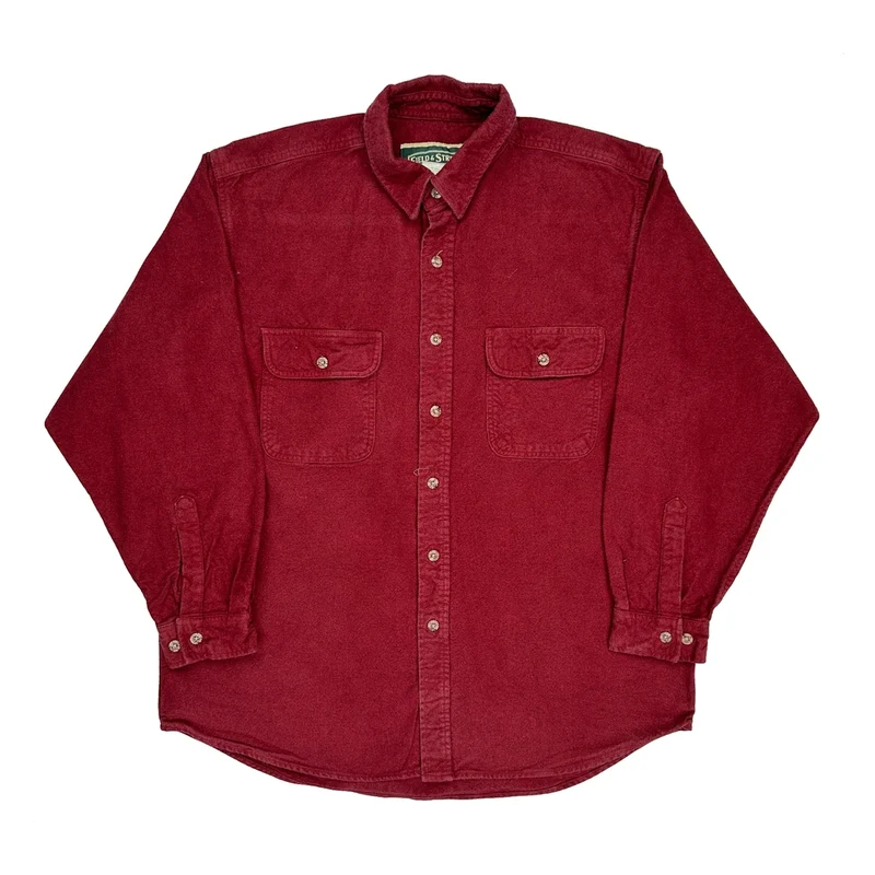 Field & Stream Shirt - XL Red Cotton