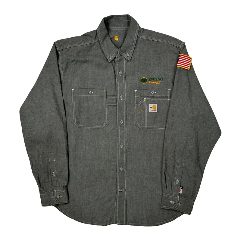 Encino Energy Carhartt Shirt - Large Grey Cotton