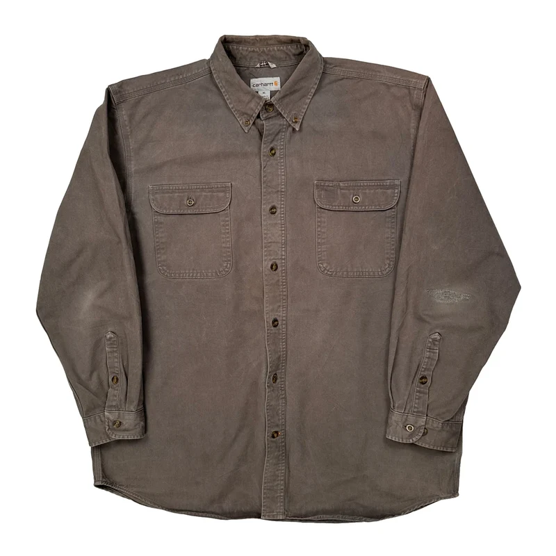 Carhartt Shirt - XL Grey Cotton