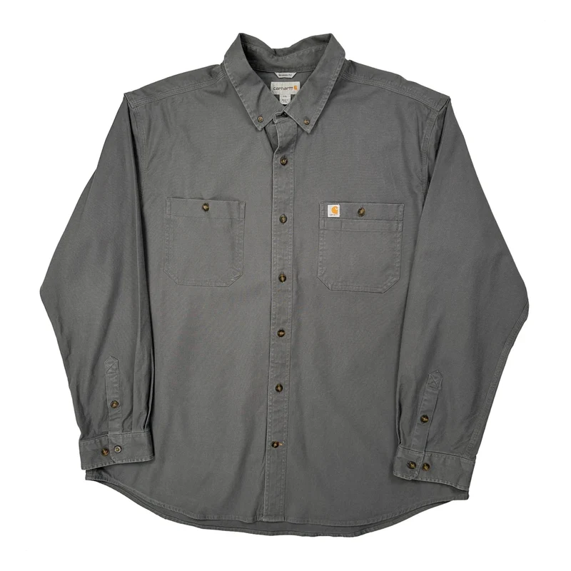 Carhartt Shirt - 2XL Grey Cotton