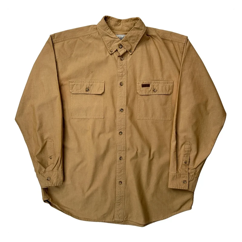 Carhartt Shirt - Large Beige Cotton