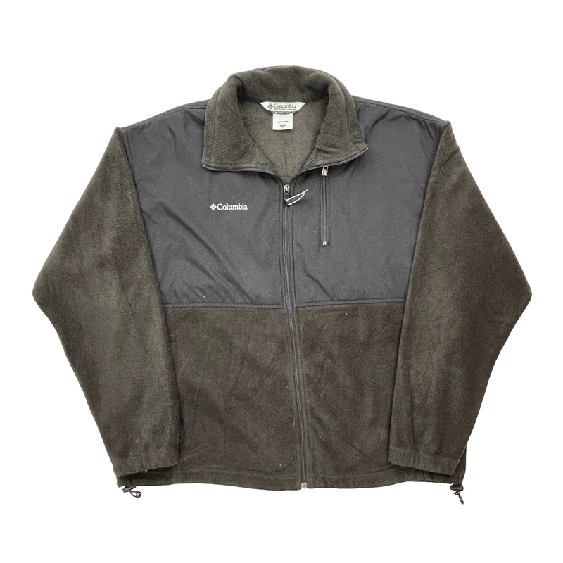 Columbia Fleece Jacket - XL Grey Polyester