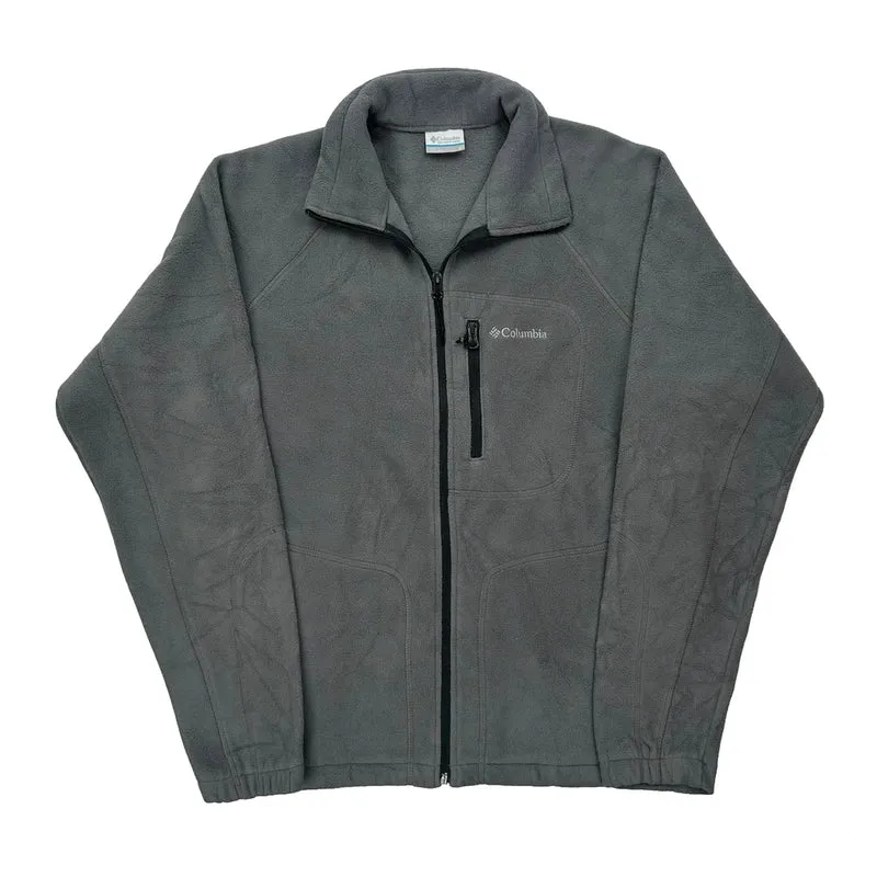 Columbia Fleece Jacket - Medium Grey Polyester