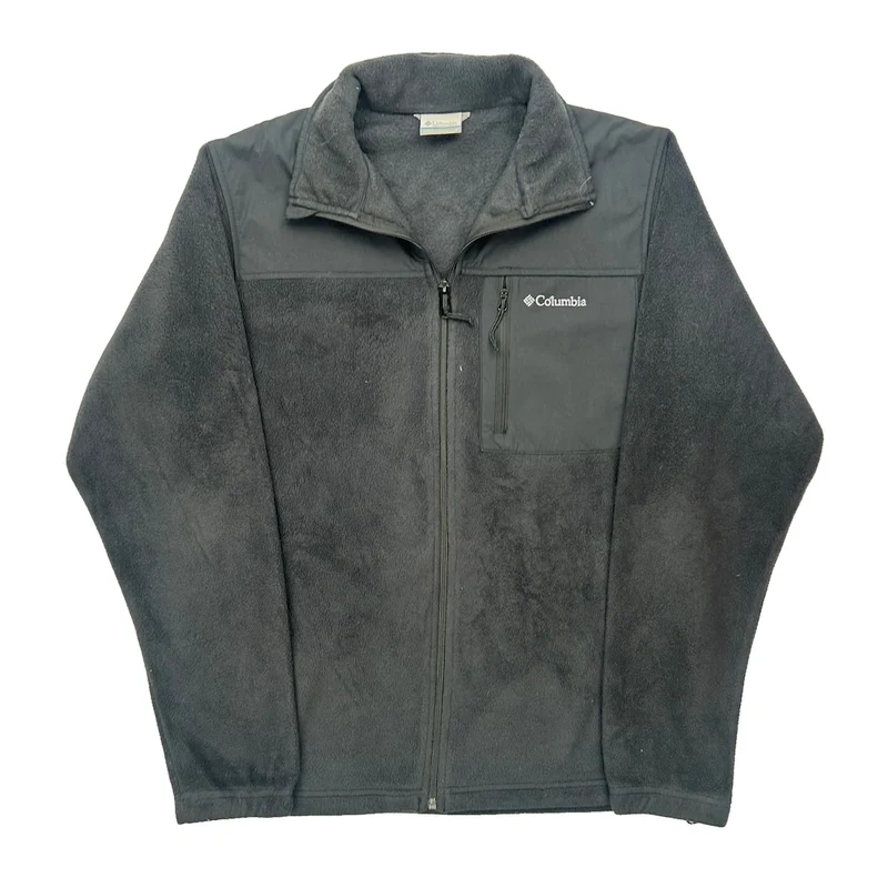 Columbia Fleece Jacket - Medium Grey Polyester