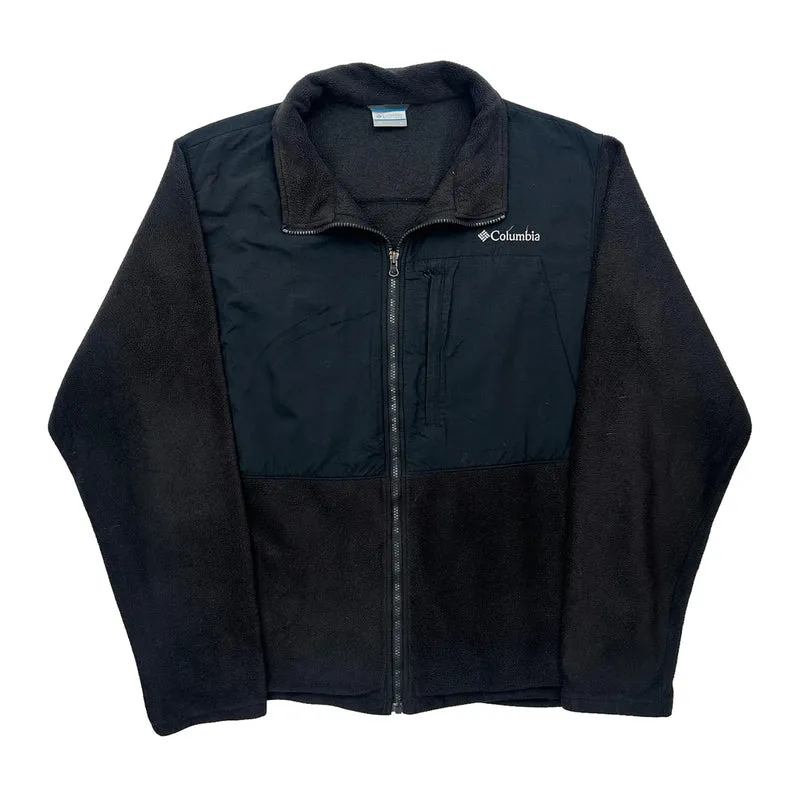Columbia Fleece Jacket - XL Black Polyester
