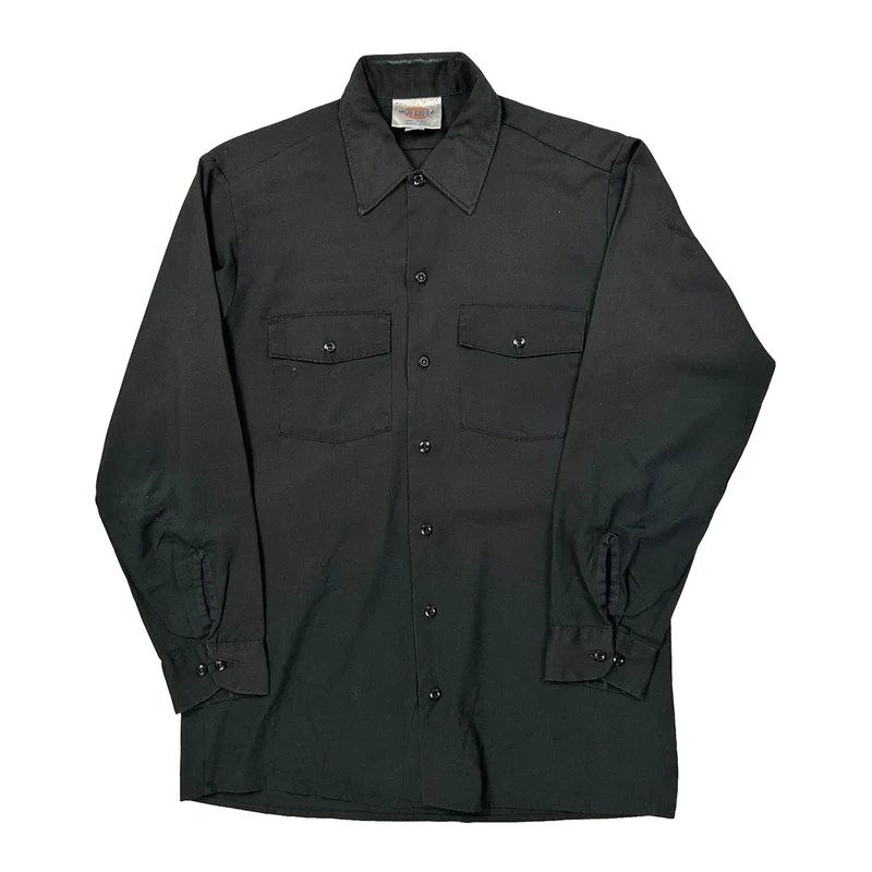 Dickies Shirt - Medium Black Cotton