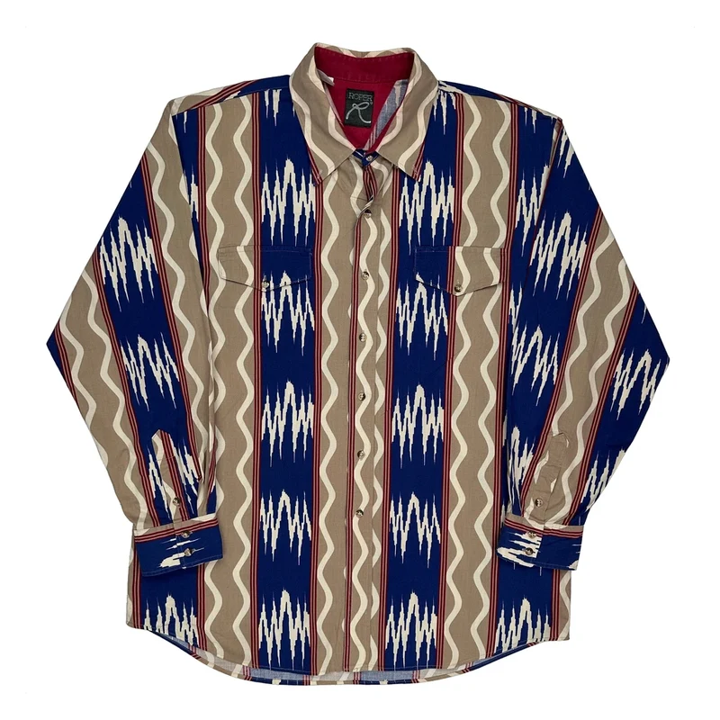 Unbranded Shirt - XL Blue Cotton