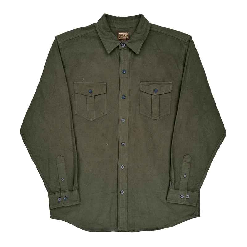 Schmidt Shirt - Large Green Cotton