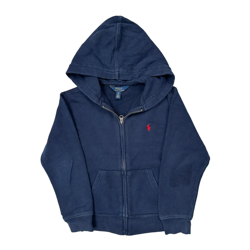Age 8 Polo By Ralph Lauren Hoodie - Small Navy Cotton