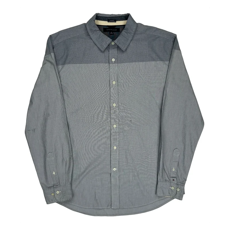 Tommy Hilfiger Shirt - XL Grey Cotton
