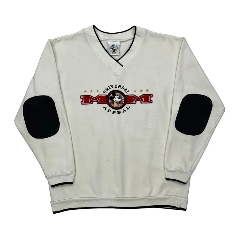 Universal Appeal Disney Graphic Sweatshirt - Medium White Cotton