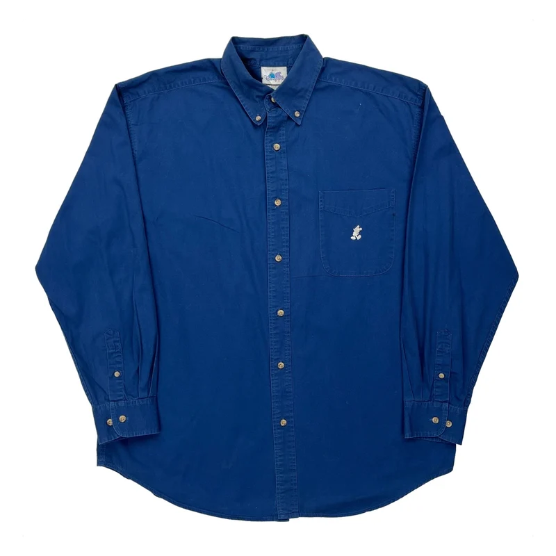 Disney Shirt - Large Blue Cotton