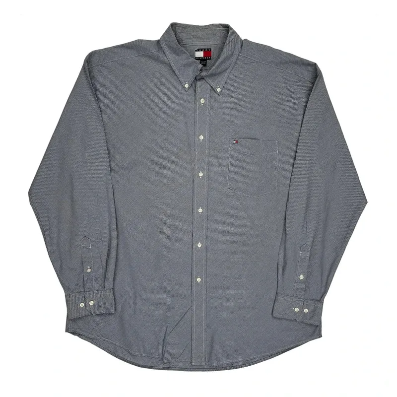 Tommy Hilfiger Checked Shirt - 2XL Grey Cotton