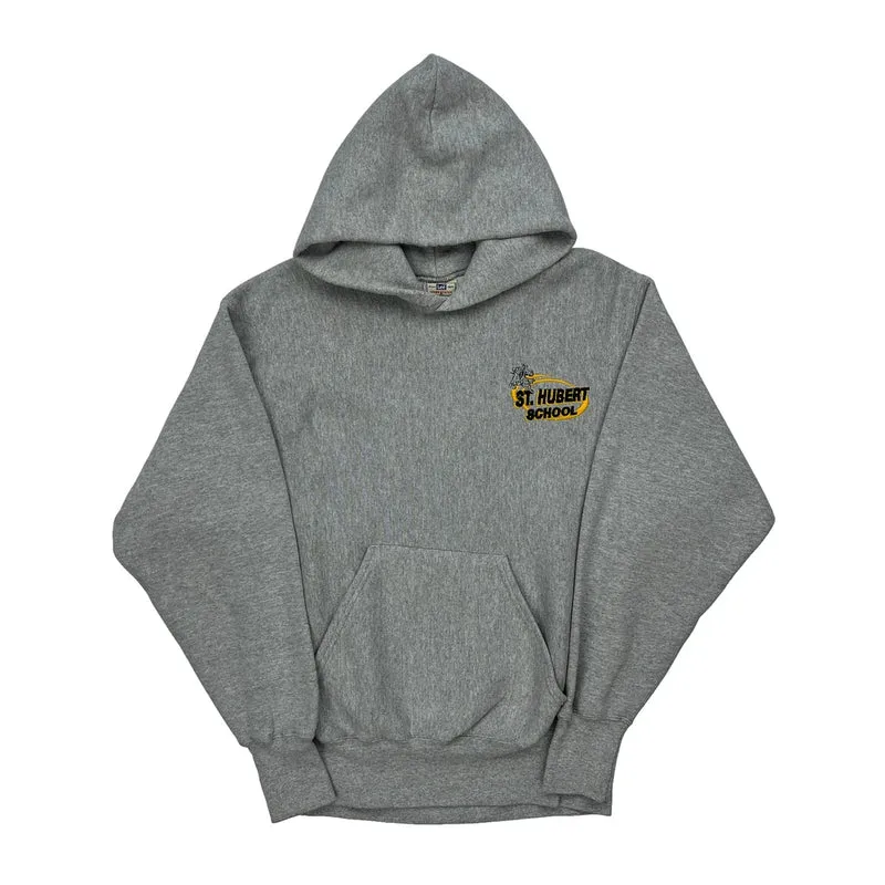 St. Hubert School Unbranded Hoodie - Small Grey Cotton Blend