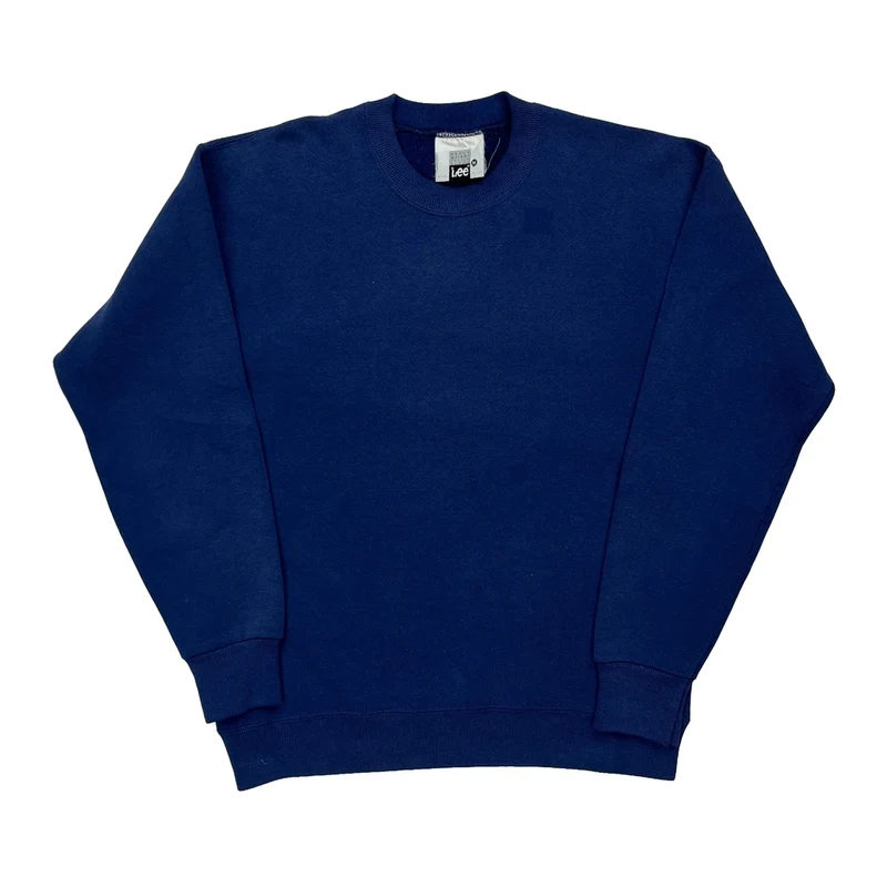 Lee Sweatshirt - Medium Blue Cotton Blend