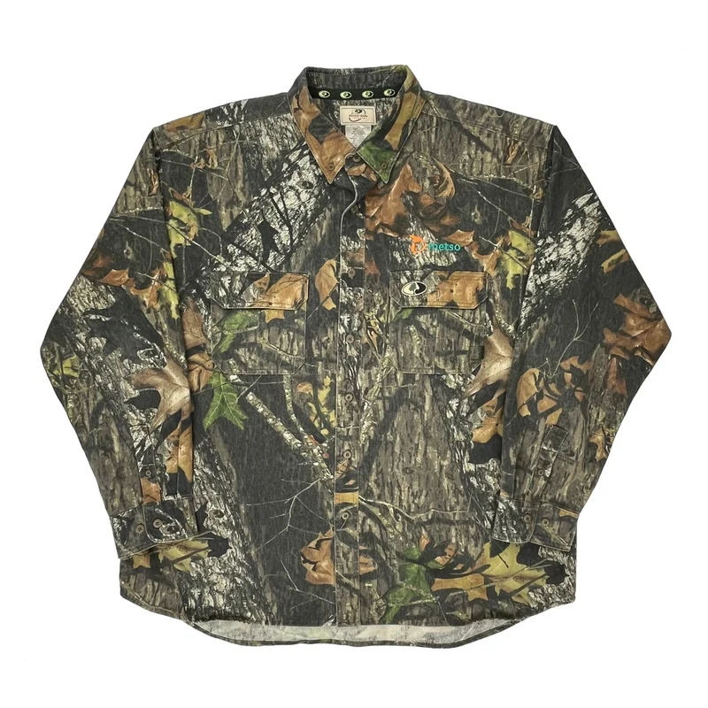 Mossy Oak Shirt - 2XL Camo Cotton Blend