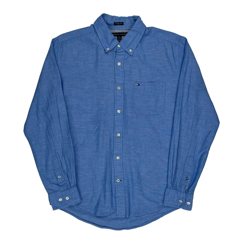 Tommy Hilfiger Shirt - Medium Blue Cotton