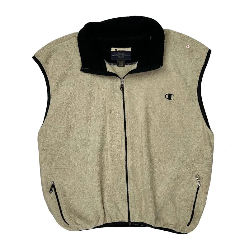 Champion Fleece - Large Beige Polyester
