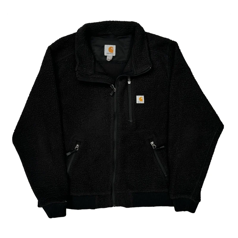 Carhartt Fleece Jacket - XL Black Polyester