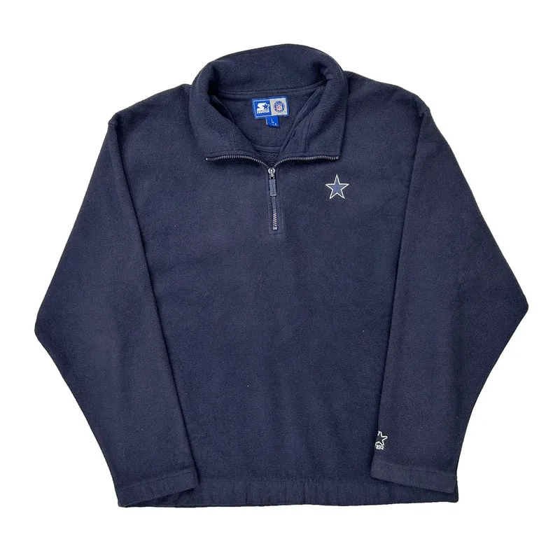 Nfl Starter Fleece - Large Navy Polyester