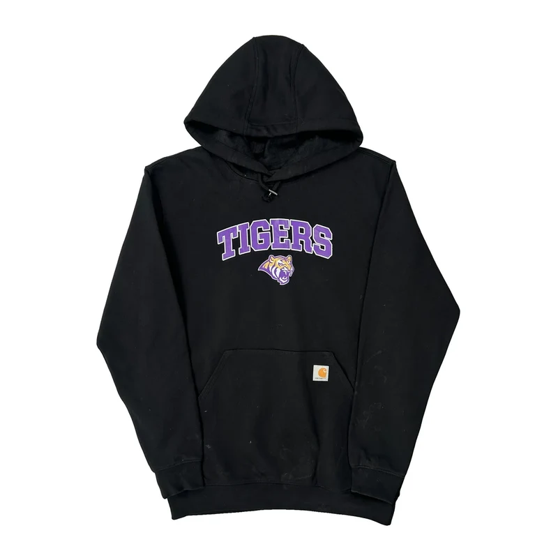 Tigers Carhartt Graphic Hoodie - Medium Black Cotton