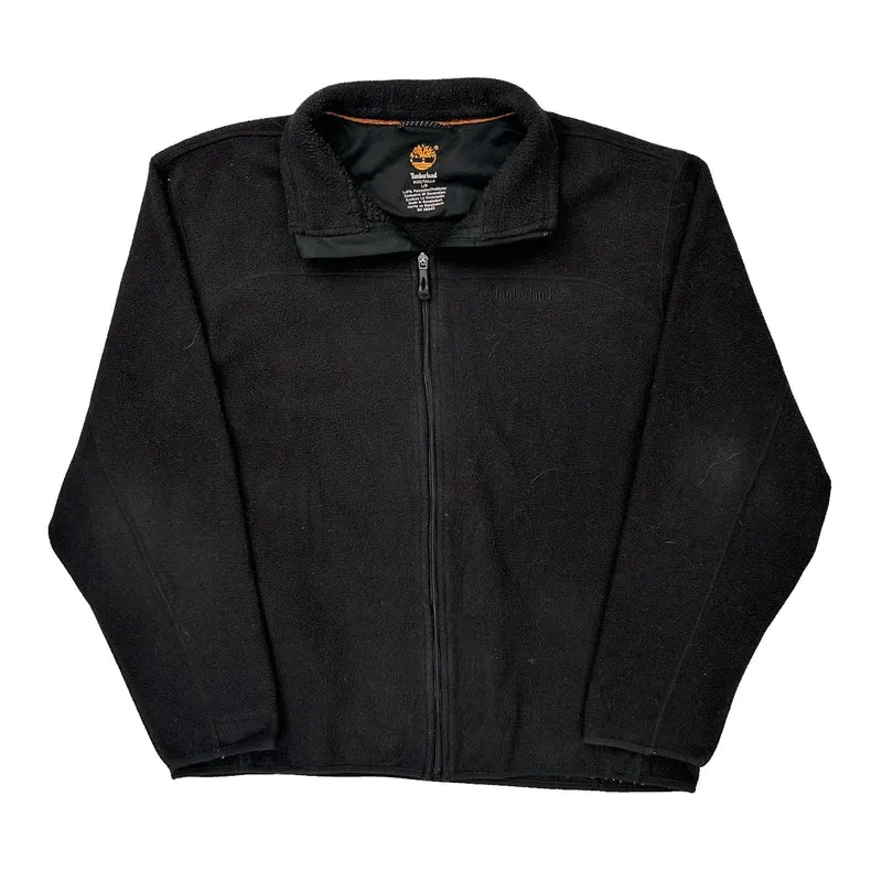 Timberland Fleece Jacket - Large Black Polyester