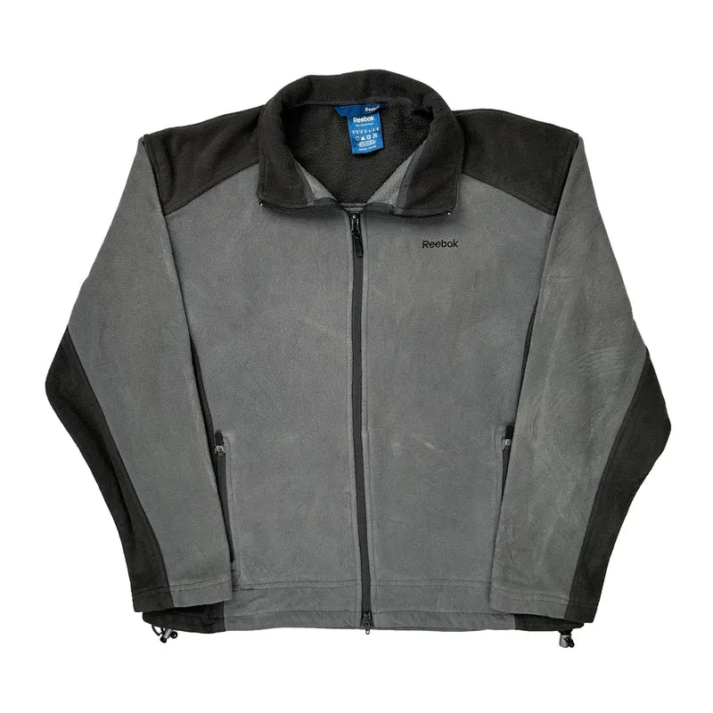 Reebok Fleece Jacket - Medium Grey Polyester