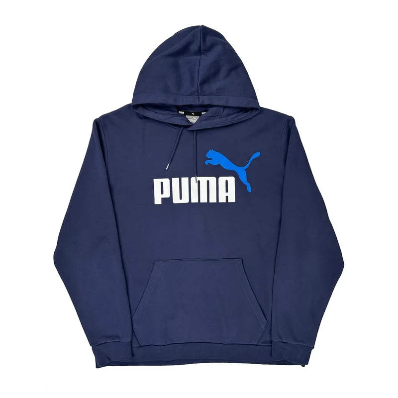 Puma Hoodie - XL Blue Cotton