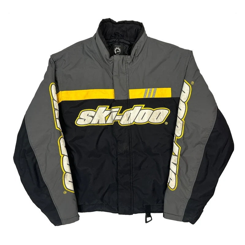 Brp Ski Doo Spellout Ski Jacket - XL Grey Polyester