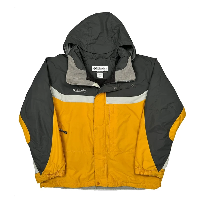 Columbia Waterproof Ski Jacket - XL Yellow Polyester
