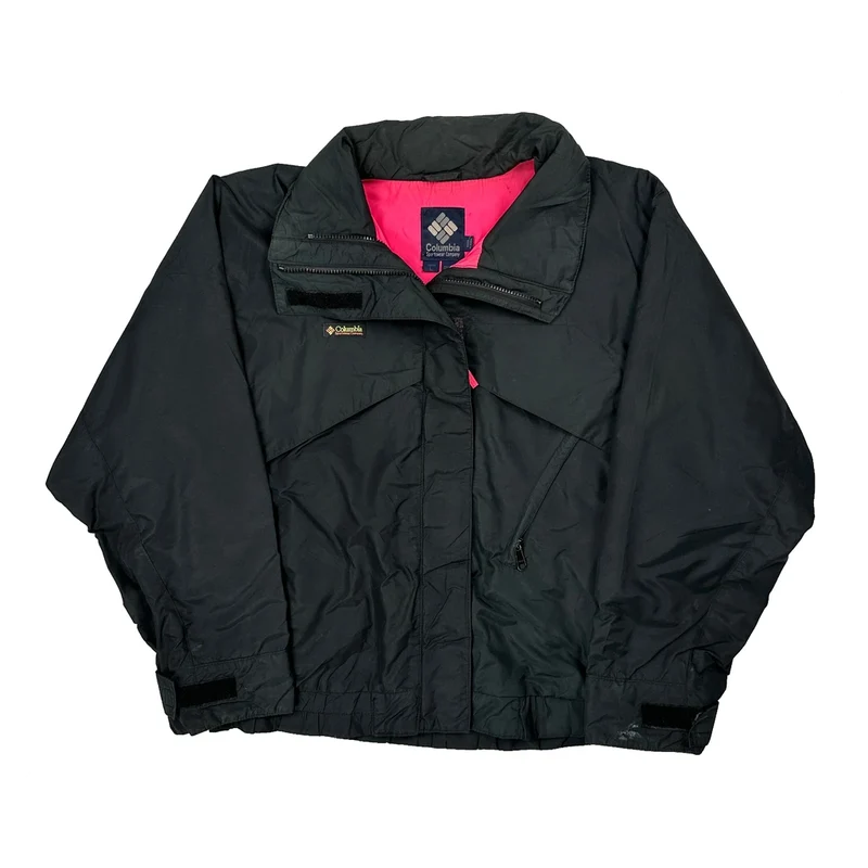 Columbia Ski Jacket - Large Black Polyester