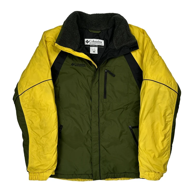 Columbia Ski Jacket - XL Green Polyester