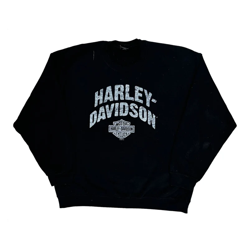 Wisconsin Harley-Davidson Harley Davidson Sweatshirt - XL Black Cotton