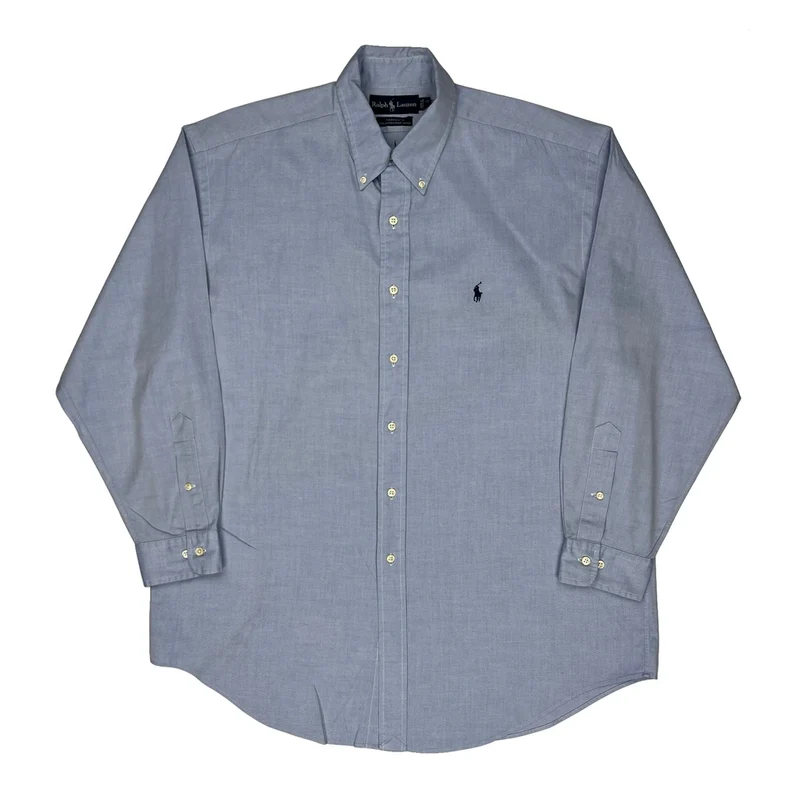 Ralph Lauren Shirt - Large Blue Cotton
